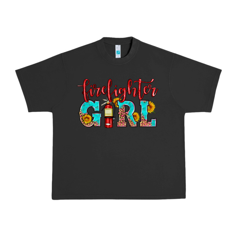 Firefighter Son Girl Urban Heavy Tee by HRA Design Shop | Teevron