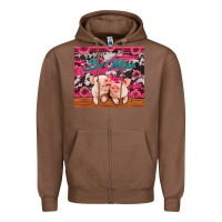 Chestnut be mine valentine's day pigs Zipper Hoodie - Jasminsmagicworld