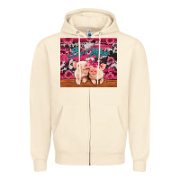 Sandshell be mine valentine's day pigs Zipper Hoodie - Jasminsmagicworld