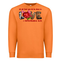 Carrot let all that you do be done in love i corinthians Premium Sweatshirt - NancyCooperArtShop