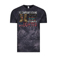 Cloud Black I'm Not Just A Daddy's Little Girl Vintage Tee - CowhideDigitalArt