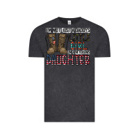 Vintage Black I'm Not Just A Daddy's Little Girl Vintage Tee - CowhideDigitalArt