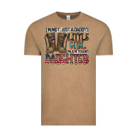 Vintage Coffee I'm Not Just A Daddy's Little Girl Vintage Tee - CowhideDigitalArt