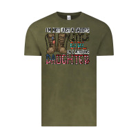 Vintage Olive I'm Not Just A Daddy's Little Girl Vintage Tee - CowhideDigitalArt