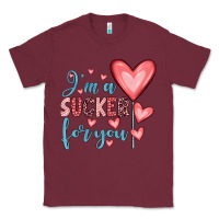 Burgundy i'm a sucker for you Classic Tee - JahusDesignShop