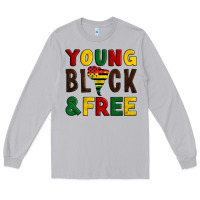 Moon Dust young black and free Long Sleeve Tee - Artiststas