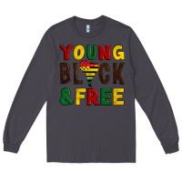 Smoke young black and free Long Sleeve Tee - Artiststas