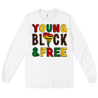 White young black and free Long Sleeve Tee - Artiststas