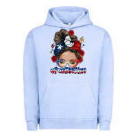 Pigment Grape Ice Puerto Rico messy bun Urban Hoodie - NancyCooperArtShop