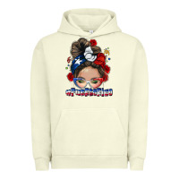 Pigment Pistachio Puerto Rico messy bun Urban Hoodie - NancyCooperArtShop