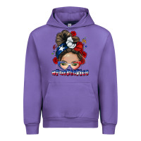 Tulip Puerto Rico messy bun Urban Hoodie - NancyCooperArtShop