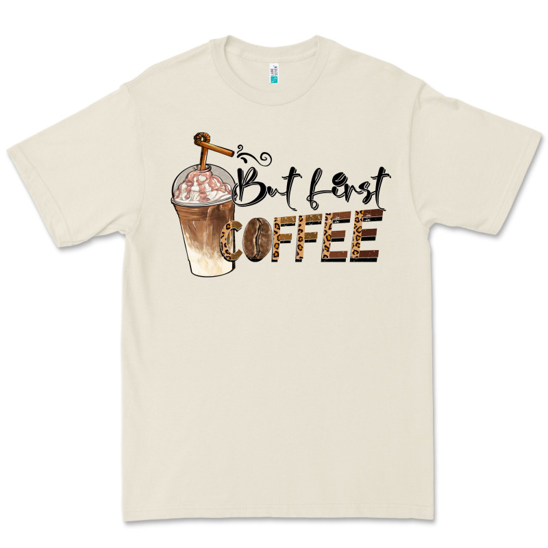 But First Coffee Premium Tee by BarkalooDesign | Teevron