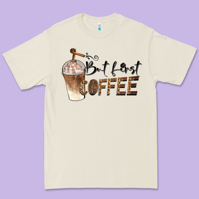 But First Coffee Premium Tee Designed By Barkaloodesign