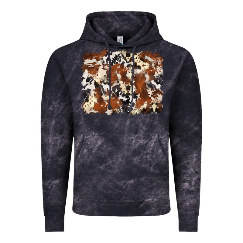 Cowhide Background Vintage Hoodie by Zillion Design Studio | Teevron