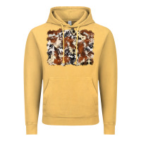 Vintage Mustard cowhide background Vintage Hoodie - Zillion Design Studio