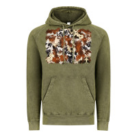 Vintage Olive cowhide background Vintage Hoodie - Zillion Design Studio