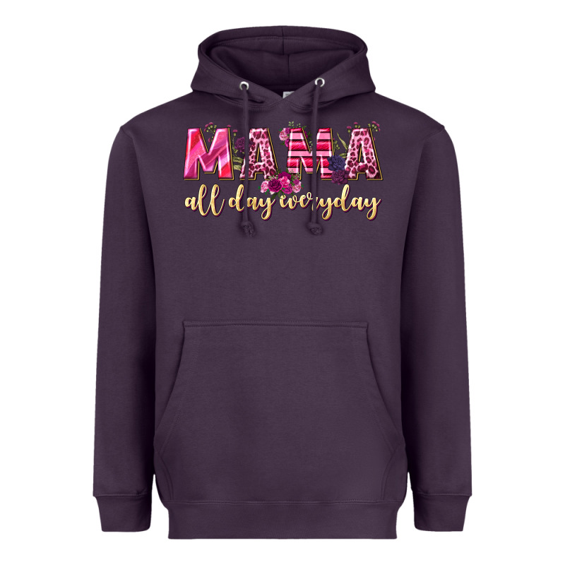 Mama All Day Everyday Heavyweight Hoodie by NancyCooperArtShop | Teevron
