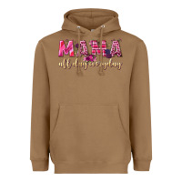 Toasted Coconut mama all day everyday Heavyweight Hoodie - NancyCooperArtShop