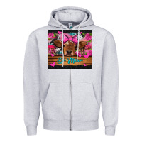 Heather Grey be mine valentine's day cow Zipper Hoodie - Jasminsmagicworld