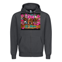 Smoke be mine valentine's day cow Zipper Hoodie - Jasminsmagicworld