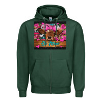 Sports Green be mine valentine's day cow Zipper Hoodie - Jasminsmagicworld