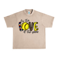 French Oak for the love of the game softball Urban Heavy Tee - CowhideDigitalArt