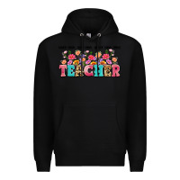 Black teach them love them watch them grow teacher Premium Hoodie - Artiststas