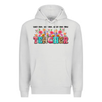 Dove Grey teach them love them watch them grow teacher Premium Hoodie - Artiststas