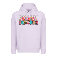 Lilac teach them love them watch them grow teacher Premium Hoodie - Artiststas