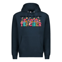 Navy teach them love them watch them grow teacher Premium Hoodie - Artiststas