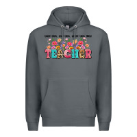 Rock teach them love them watch them grow teacher Premium Hoodie - Artiststas