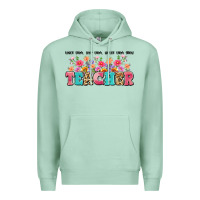 Seafoam teach them love them watch them grow teacher Premium Hoodie - Artiststas