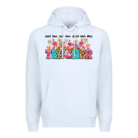 White teach them love them watch them grow teacher Premium Hoodie - Artiststas