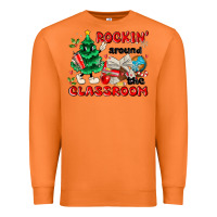 Carrot rockin around the classroom Premium Sweatshirt - MaliasSmallBusiness