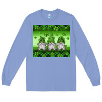Colony Blue st patricks gnomes Long Sleeve Tee - Jasminsmagicworld