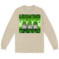 Mushroom st patricks gnomes Long Sleeve Tee - Jasminsmagicworld