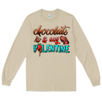 Mushroom chocolate is my valentine Long Sleeve Tee - AdoDesignShop