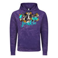 Cloud Purple cow junkie Vintage Hoodie - Zillion Design Studio