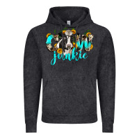 Vintage Black cow junkie Vintage Hoodie - Zillion Design Studio