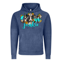 Vintage Denim cow junkie Vintage Hoodie - Zillion Design Studio