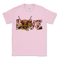 Bubblegum Pink highland cow love Classic Tee - JahusDesignShop