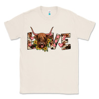 Natural highland cow love Classic Tee - JahusDesignShop