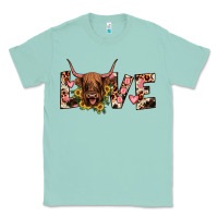 Seafoam highland cow love Classic Tee - JahusDesignShop