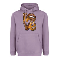Lavender love leopard with lips Heavyweight Hoodie - NancyCooperArtShop