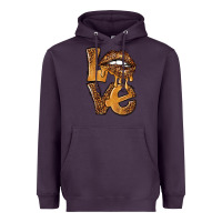 Plum love leopard with lips Heavyweight Hoodie - NancyCooperArtShop