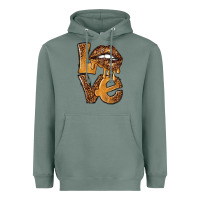 Sage love leopard with lips Heavyweight Hoodie - NancyCooperArtShop