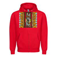 Red Western Hampshire Sheep Mom Zipper Hoodie - LillyAllenDesigns