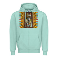Seafoam Western Hampshire Sheep Mom Zipper Hoodie - LillyAllenDesigns