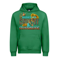 Emerald Raised on Country and Sunshine Urban Hoodie - texasbilliewilder
