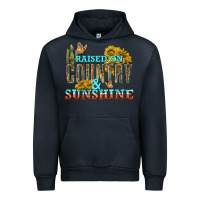 Navy Raised on Country and Sunshine Urban Hoodie - texasbilliewilder
